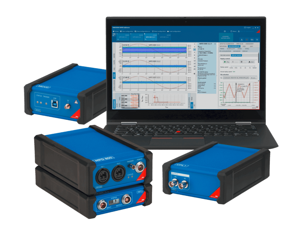 MPD 800 da omicron descargas parciais
