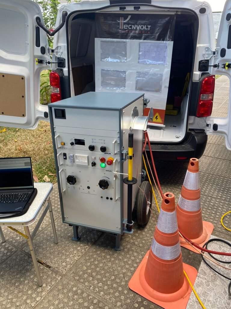 locação de localizador de falhas em cabos subterraneos